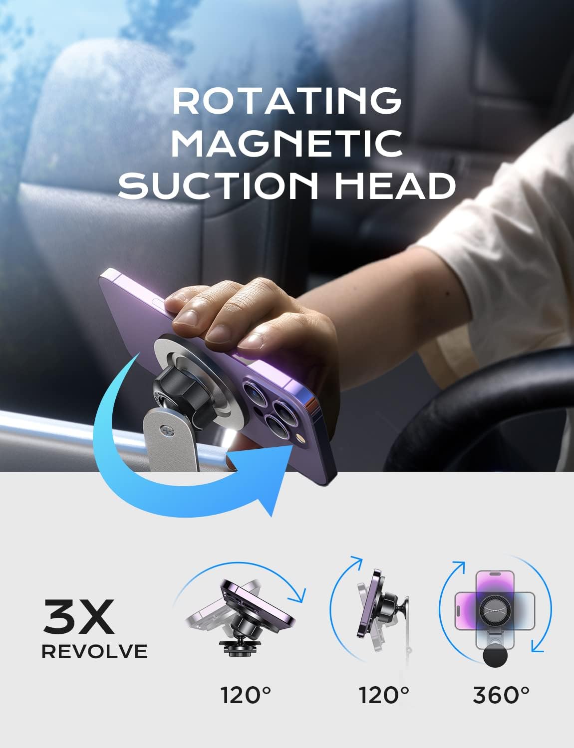 Lisen Tesla MagSafe Phone Mount Holder
