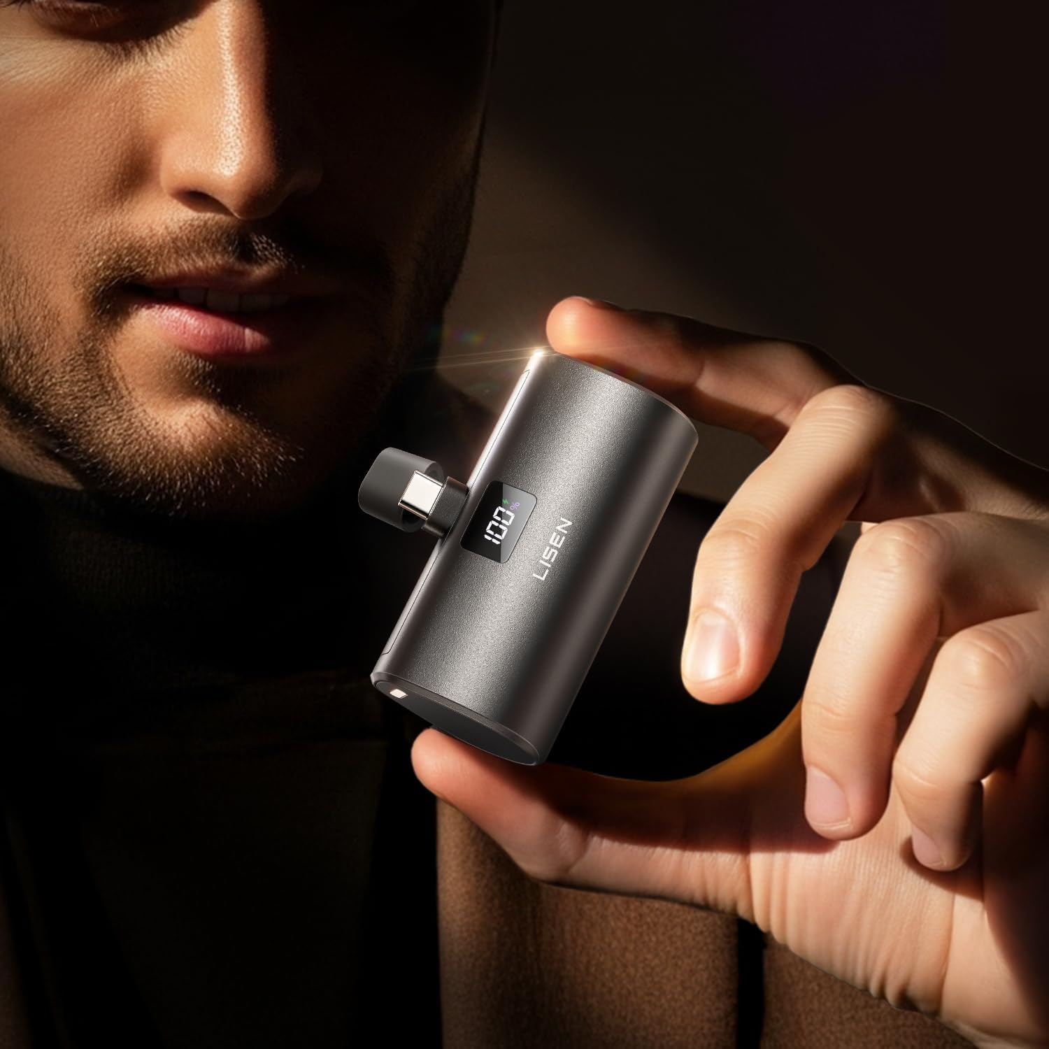 LISEN Mini Cargador Portátil para iPhone