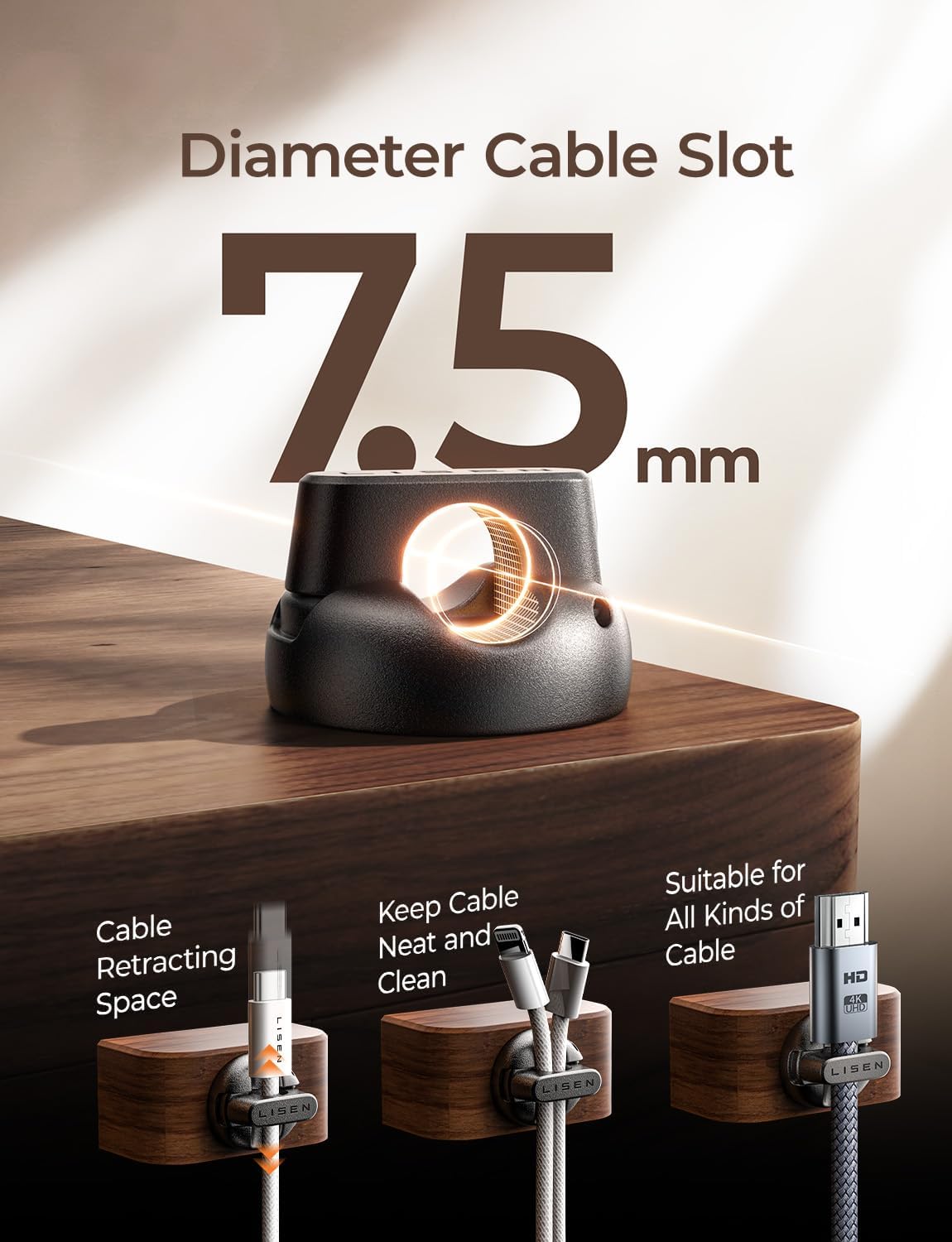 12-Pack Magnetic Cable Clips