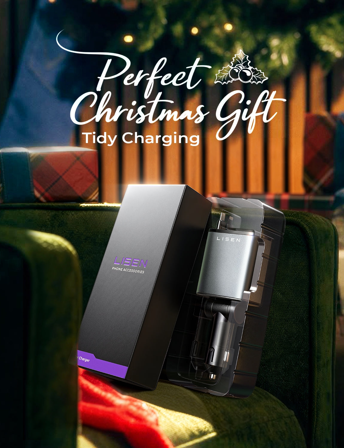 LISEN 格納式カーチャージャー