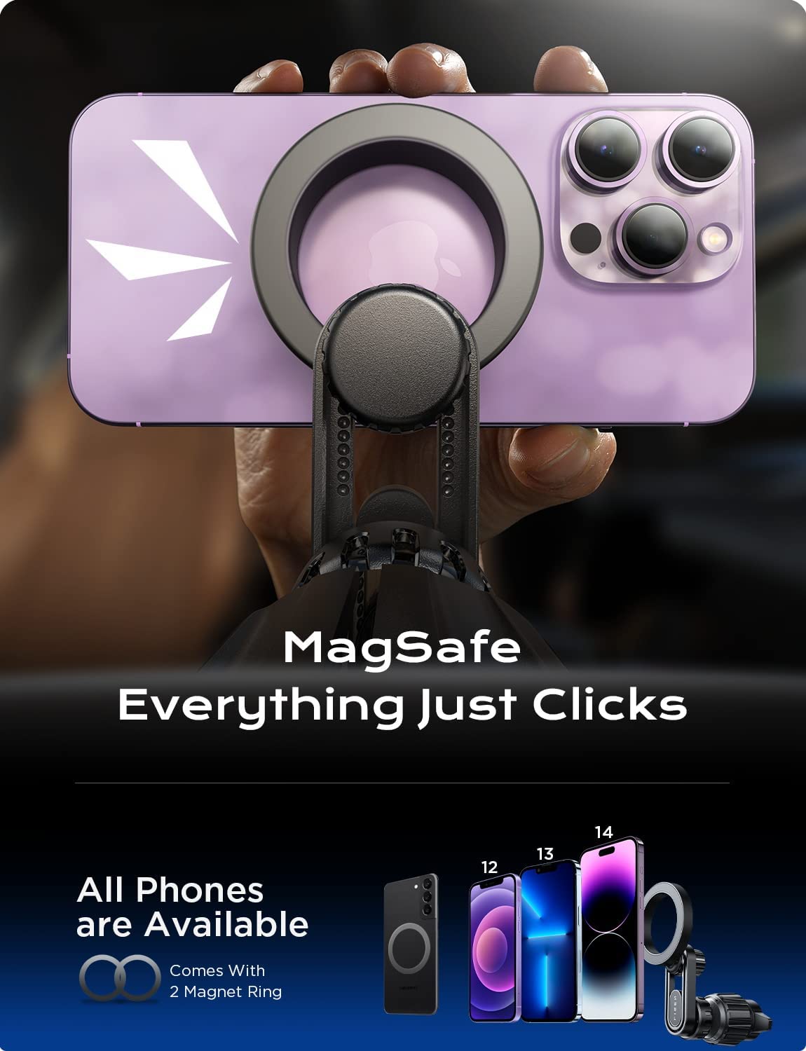 Lisen MagSafe Car Mount for iPhone