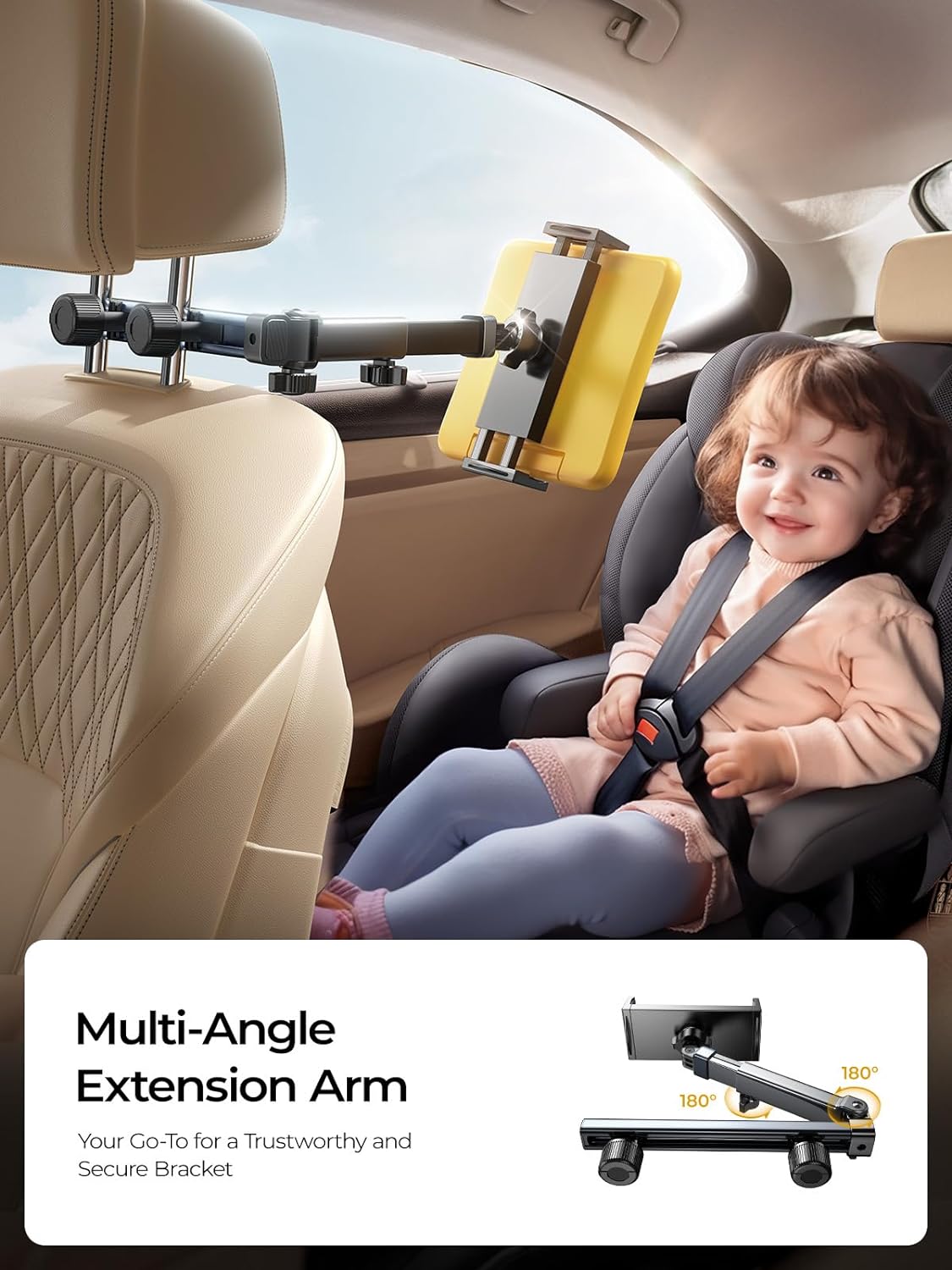 LISEN for iPad Holder for Car Headrest